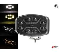 1X Lampada Fari Nebbiogeni Spot 10" LED Drl Per Renault Scania Bull Bar E9