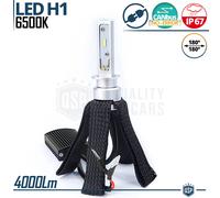 1X Lampadina FULL LED H1 6500K Trasformazione Luci Auto Moto 4000LM CANbus Error
