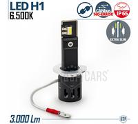 1x Lampadina LED H1 Ultra SOTTILE CANbus NO Errori Luce Bianca Potente 3000LM