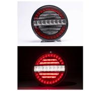 1x LED Luce Posteriore 3 Funzioni Fendinebbia di Retromarcia 12/24V E9 D=140mm