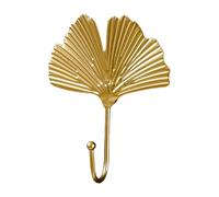 1x leeaf Shaped Hooks - Wall Decorative Key Holder | Metal leeaf Shape Wall Mounted Hooks, Vintage Single Prong Hangers | Home Decor Hook For Key Towel Hat Bag Umbrella, Nursery Room, Entryway