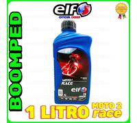 1X LITRO OLIO TOTAL ELF MOTO 2 RACE miscela mix SINTETICO MOTO SCOOTER ET08