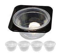 1x Lizard Water Bowl - Crested Gecko Water Bowl, Crested Gecko Feeding Ledge | Space-Saving Reptile Food Feeder, Detachable Tank Accessories With Cups Feeding Dish For Lizard Bearded Dragon