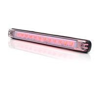 1x Luce Freno Posteriore LED Bianco 12/24V Terzo Stop per Caravan Camper Omol...