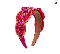 1X Lusso Strass Fascia Lucido Vintage Capelli Hoop Glitter Testa Accessorio New