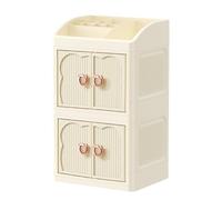 1x Makeup Vanity organizer - 3-Tier Drawer-Type Cosmetic Storage Box, Dustproof Makeup Storage Organizer | Stackable Skin Care Stand Perfume Holder For Desk Girls Women Home Room Bedroom Corner