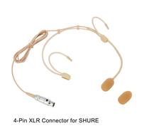 1x Microfono con 2 Cover Microfono, Over-the-ear 70-20KHZ, per Wireles