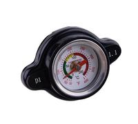 1x Motorcycle High Pressure Radiator Cap with Temperature Gauge 1.1 Bar New