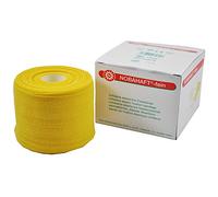 1x Nobahaft® -fein Coesiva Bende Elastiche Fasciatura Compressione Trave, Diversi Colori/Grandezze, 20 M Rotolo - giallo, 6 cm x 20 m