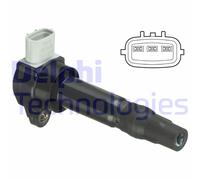 1X Originale Delphi (GN10793-12B1) Bobina Accensione per Mitsubishi