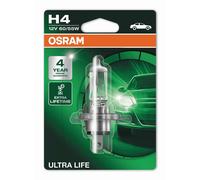 1x Originale Osram Ultra Life H4 12V 60/55W Lampada Pera