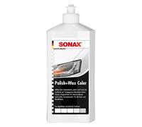 1X Originale Sonax Polish & Wax Colore Bianco Auto Detergente