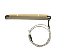 1X Piezo Pickup, 4 Corde Chitarra Acustica Basso Metallo+Trasduttore Plastica Sotto Ponte Sella Piezo In Ceramica Pickup Strumenti A Corda