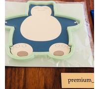1x Pokemon GO+ Plus Snorlax vassoio in gomma Pokemon Center Limited