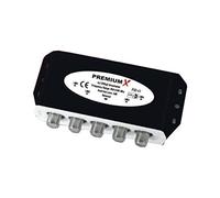 1x PremiumX PXD-41 DiseqC Switch 4/1 Switch 2.0 Switch Diseq C con Custodia Resistente alle intemperie DVB-S2 SAT Digital FullHD 3D e HDTV