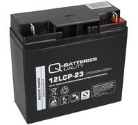 1x Q-Batteries 12LCP-23/12V - 23Ah Piombo Batteria Tipo Ciclico AGM - Deep Ciclo