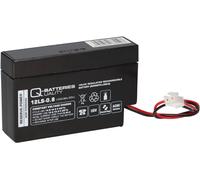 1X Q-Batteries 12LS-0.8 12V 0,8Ah Batteria Al Piombo-ASSORBIMENTO Con Spina JST