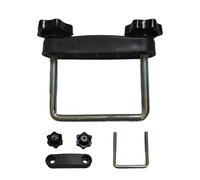 1x Roof Rack Clamps - Car Van Mounting Fitting Kit | Roof Box Mounting U Bracket, Rooof Luggage Crossbar Bolt | Metal U-Bracket Clips With Lock Nuts, Detachable Bar Baggage Rack Clips For Most Car
