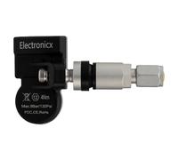 1x Sensore di pressione pneumatici TPMS Sensore valvola metallica argento per Ch