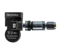 1x Sensore di pressione pneumatici TPMS Valvola in metallo Gunmetal per Dodge Ch