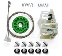 1x Set Riparazione Alzacristalli +10 Clip Per BMW E90 E91 Posteriore Sinistra