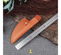 1X Similpelle Cintura Dritto Coltello Guaina Rétro Marrone Fodero Cover Fix Lama