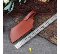 1X Similpelle Cintura Dritto Coltello Guaina Rétro Marrone Fodero Cover Fix Lama
