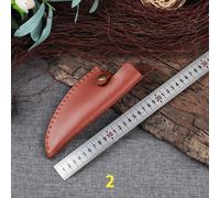 1X Similpelle Cintura Dritto Coltello Guaina Rétro Marrone Fodero Cover Fix Lama