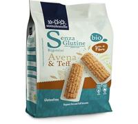 1x Sottolestelle Senza Glutine Biscotti biologici Rigottini Avena e Teff 250g