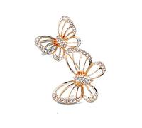 1X Spilla Donna Farfalla Diamante Perno Natale Matrimonio Spilla Abito Sciarpe Clip Scialle Gioielli da Donna Regalo d'Amore Elegante e Popolare Lovely And Practical