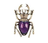 1X Spilla Gioielli Corpetto Donne Viola Ragno sposi Abito da Sposa Sciarpe Scialle Clip Borsa Ornamento Regalo di Natale Elegante e Popolare Fashion Book