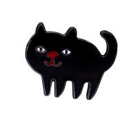 1X Spilla per gioielli da donna Corpetto da gatto nero da sposa Spilla da sposa Abito Sciarpe Borsa con clip per scialle Ornamento Regalo di NataleDesign intelligente