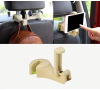 1X Supporto Per Testa Di Auto Per Cellulare / Borsa Etc In BEIGE