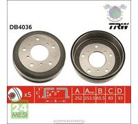 1x Tamburo freno TRW Posteriore per VW LT 40-55 28-35
