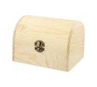 1X Tinta Unita IN Legno Tesoro Pirata Cassettiera, Gioielli, Storage, Craft Box,