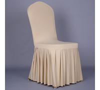 1X Universale Comodo Aderente Cena Sedia Coperchio Slipcovers Con Gonna