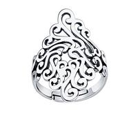 1X Uomo Donna Misura dell'anello Regolabile Moda Punk gotico Accessori gioielli Regalo di compleanno Creativo e utileAgile e professionale.