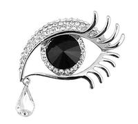 1X Vintage Cristallo Angelo 's Lacrime Spilla Pin Donne Corpetto Colletto Risvolto Gioielli Sciarpe Scialle Clip Signora Gioielli Borsa Ornamento Regalo Uomo Nuovo Rilasciato Durable Design