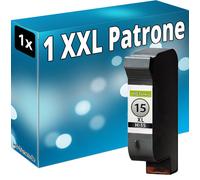 1x XXL Inchiostro Cartucce per HP 15 Deskjet 940c 3816 3820 3822 PSC 900 950