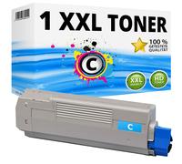 1x XXL Toner Ciano Compatibile per OKI C810CDTN C810DN C810N C830CDTN C830DN