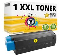 1X XXL TONER Giallo Per OKI Data C3100 C3200 N C5100 N C5200 N C5300 DN C5300 N