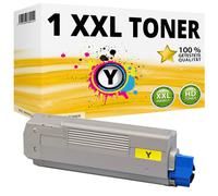 1X XXL TONER Giallo Per OKI Data C5550MFP C5800DN C5800N C5900DN C5900N C5900DTN