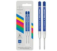 1x2 recambios para bolígrafo Parker Quinkflow Basic azul