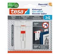 1x2 Tesa gancio adesivo regolab. p. carta parati e intonaco 77777-00000-00