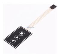 1x3 Matrix Array Interruttore a membrana Tastiera 3 tasti Tastiera 1x3 Tasti Display Interruttore Pannello di controllo per fai da te