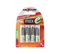 ANSMANN 4x Batterie ricaricabili stilo AA - 2500 mAh 1,2V NiMH - Pila a ricarica veloce - fino a 1000 cicli di ricarica eco-friendly