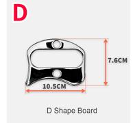 1xstainless Gua Sha Massaggio Strumento Viso Corpo Muscolo Relax Plancia