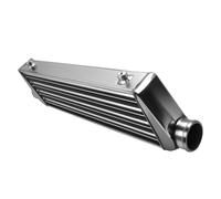 1xUniversal 2.5" 64mm Intercooler Montaggio Anteriore Alluminio