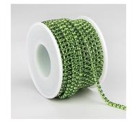 1Yard 10Yards/Roll Shiny Crystal Rhinestone Chain Sew-On Glue-On For Clothes Jewelry Apparel Accessories Trim Cup(Perdiot,1 YARD - PACK_2.5MM)