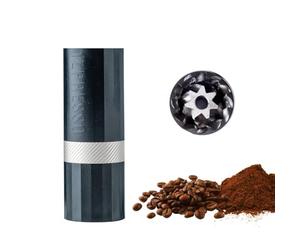 1Zpresso Q Air Manuale Macinacaffè - Nero - Assemblaggio Eptagonale in Acciaio Inox, Macina Conica, Guscio in Plastica, Leggero, Dimensioni da Viaggio, Regolazione Numerica, Smontaggio Senza Problemi